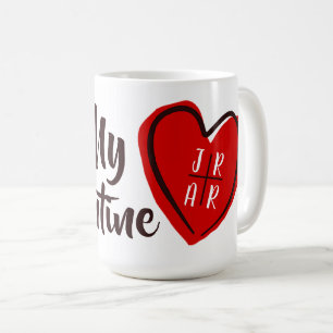 Caneca De Café Dia dos Namorados Seja Meu Namorado Coração Inicia