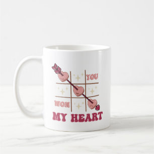 Caneca De Café Dia dos Namorados Você Conquistou Meu Coração