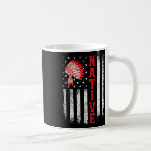 Caneca De Café Dia dos Nativos Americanos Bandeira EUA Cherokee I