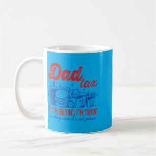Caneca De Café Dia dos Pais Comida Rápida Comprando Tentando Parc