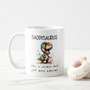 Caneca De Café Dia dos Pais Cute Daddysaurus