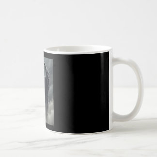 Caneca De Café Dia dos pais engraçado fantasma coração mãos rosto
