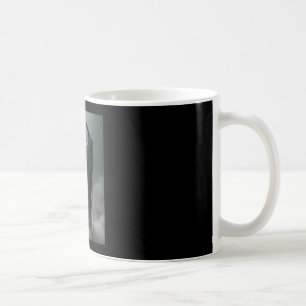 Caneca De Café Dia dos pais engraçado fantasma coração mãos rosto