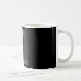 Caneca De Café Dia dos pais engraçado fantasma coração mãos rosto