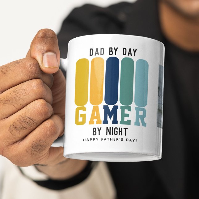 Caneca De Café Dia dos Pais Gamer Pai Engraçado (Criador carregado)