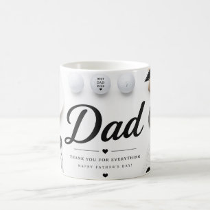 Caneca De Café Dia dos Pais Golf Dad
