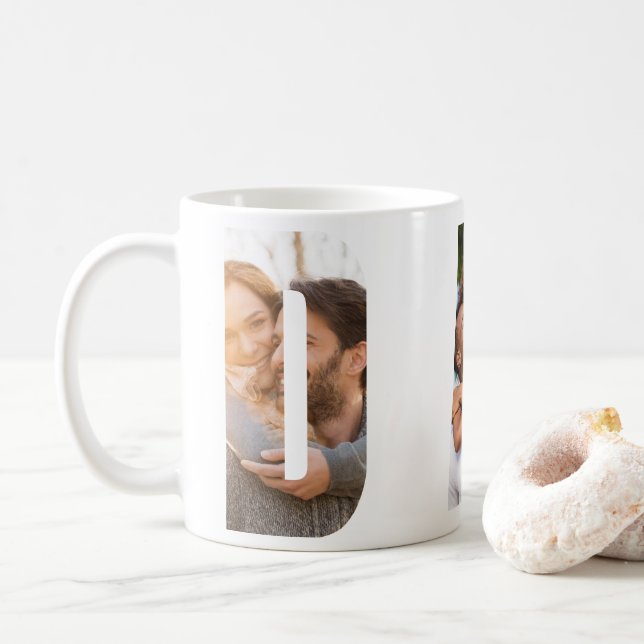 Caneca De Café Dia dos Pais | Modelo de Espaço Reservado para Fot (Com Donut)