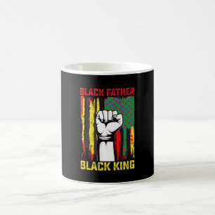 Caneca De Café Dia dos Pais Negros Juneteenth Pai Rei Celebrando