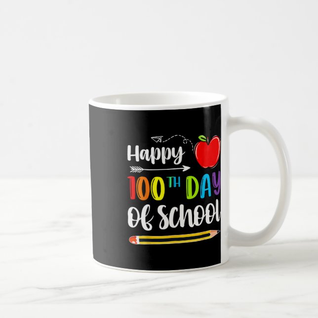Caneca De Café Dia dos Professores Figuram 100 Dias Estudantes K (Direita)