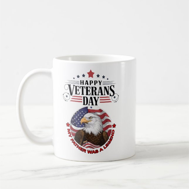Caneca De Café Dia dos Veteranos (Esquerda)
