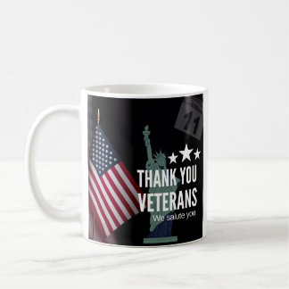 Caneca De Café dia dos veteranos de apreço - obrigado veteranos 