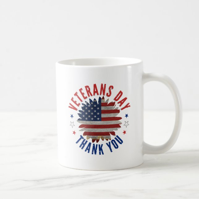 CANECA DE CAFÉ DIA DOS VETERANOS OBRIGADO  (Direita)
