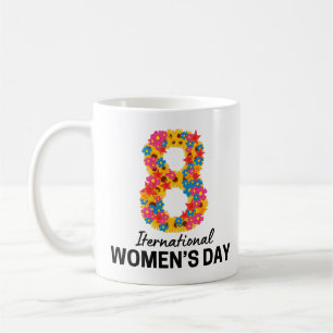 CANECA DE CAFÉ DIA INTERNACIONAL DA MULHER