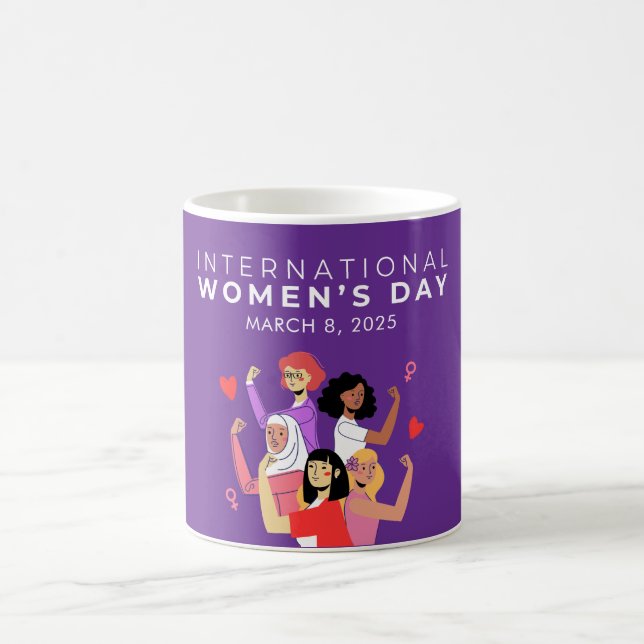 Caneca De Café Dia Internacional da Mulher 2025, Aceleração da Aç (Centro)