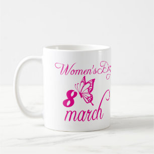 Caneca De Café Dia Internacional da Mulher, 8 de março