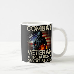 Caneca De Café Dia Memorial dos Veteranos Dia do Deserto Tempesta