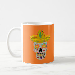 Caneca De Café Dia Mexicano do Crânio Morto