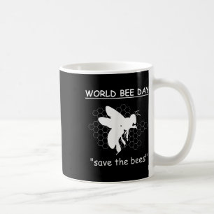 Caneca De Café Dia Mundial da Abelha - Salvar As Abelhas - Ambien