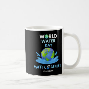 Caneca De Café Dia Mundial da Água 2026 Água e Igualdade de Gêner
