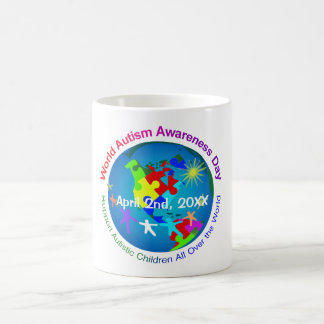 Caneca De Café Dia Mundial da Consciência do Autismo