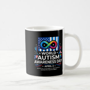 Caneca De Café Dia mundial da conscientização do autismo 2º abril