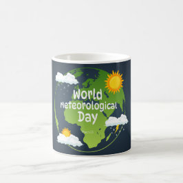 Caneca De Café Dia Mundial da Meteorologia