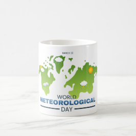 Caneca De Café Dia Mundial da Meteorologia