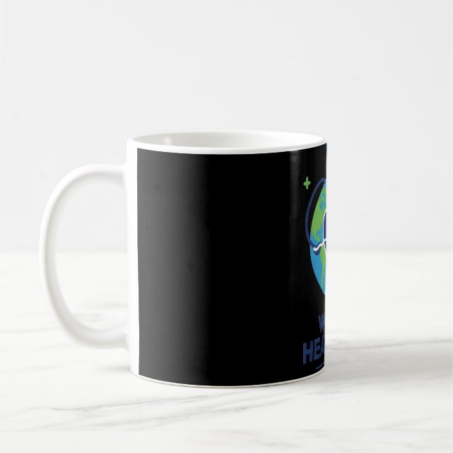 Caneca De Café Dia Mundial da Saúde (Esquerda)