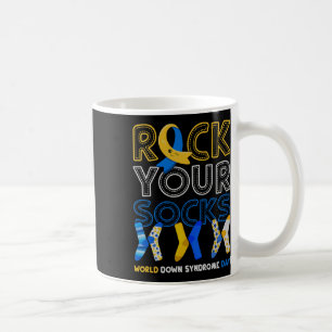 Caneca De Café Dia Mundial da Síndrome de Baixo Balança a Consciê