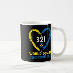 Caneca De Café Dia Mundial da Síndrome de Down 321 Mulheres Sensi
