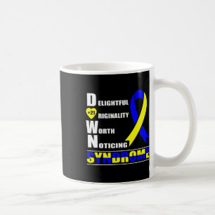 Caneca De Café Dia Mundial da Síndrome de Down Fita Mulheres Cria