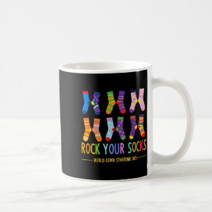 Caneca De Café Dia mundial da síndrome de down meias de rock cons