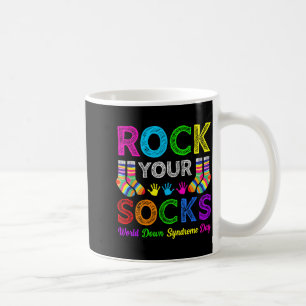 Caneca De Café Dia mundial da síndrome de down meias roxas consci