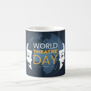 Caneca De Café Dia Mundial do Teatro