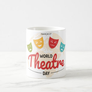 Caneca De Café Dia Mundial do Teatro