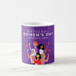 Caneca De Café Dia Nacional da Mulher