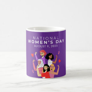 Caneca De Café Dia Nacional da Mulher