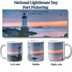 Caneca De Café Dia Nacional das Luzes Cena do Forte Pickering