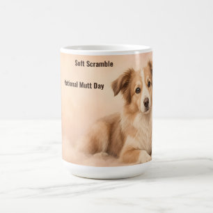 Caneca De Café Dia Nacional do Cão Sem Raça Definida Soft Scrambl