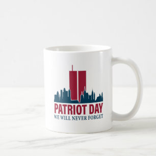 Caneca De Café Dia Patriótico; Nunca Esqueceremos