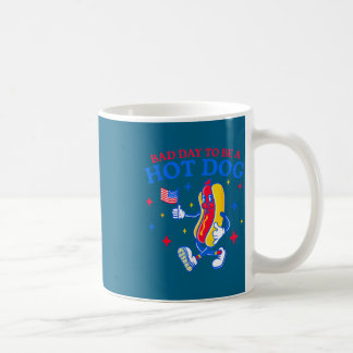 Caneca De Café Dia ruim para ser um cachorro-quente divertido chu