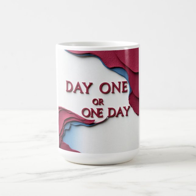 Caneca De Café Dia Um ou Um Dia (Centro)