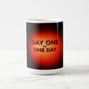 Caneca De Café Dia Um ou Um Dia