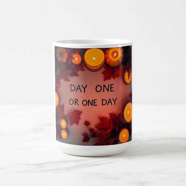 Caneca De Café Dia Um ou Um Dia (Centro)