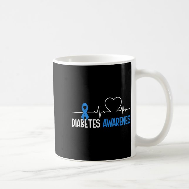 Caneca De Café Diabetes Awareness Day World Diabetes Month  (Direita)