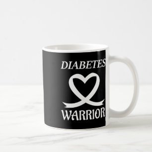 Caneca De Café Diabetes Guerreiro Cardíaco Fita Diabética Consciê