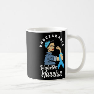 Caneca De Café Diabetes Guerreiro Diabético T1d Sensibilização pa