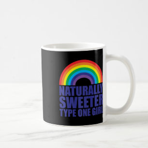 Caneca De Café Diabetes Naturalmente Mais Doce Tipo Um Rapariga A