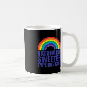 Caneca De Café Diabetes Naturalmente Mais Doce Tipo Um Rapariga A