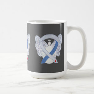 Caneca De Café Diabetes Sensibilização Fita IDDM Angel Art Mug